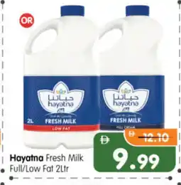 Al Madina Hypermarket HAYATNA Full Cream Milk offer