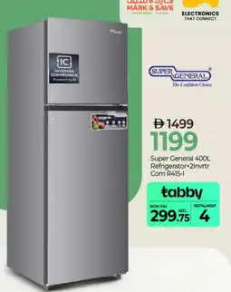 Mark & Save SUPER GENERAL Refrigerator offer