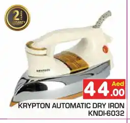 Baniyas Spike Hypermarket KRYPTON Ironbox offer