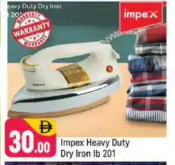 Shaklan IMPEX Ironbox offer
