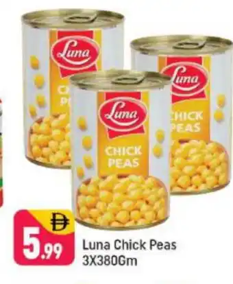 Shaklan LUNA Chick Peas offer