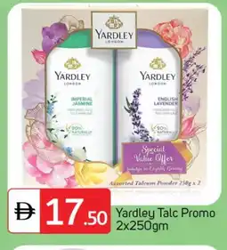 Talal Market YARDLEY Talcum Powder offer