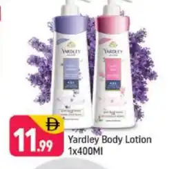 Shaklan YARDLEY Body Lotion & Cream offer
