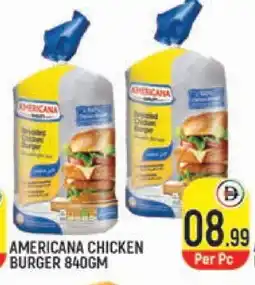 Baniyas Spike Hypermarket AMERICANA Chicken Burger offer