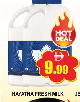 Al Madina HAYATNA Fresh Milk offer