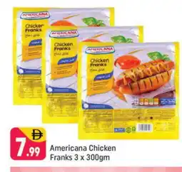 Shaklan AMERICANA Chicken Franks offer