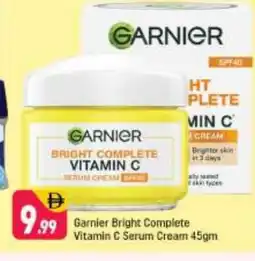 Shaklan GARNIER Face cream offer