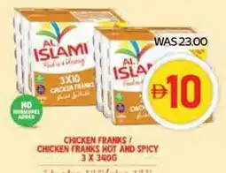 Spar Al islami chicken franks/ chicken franks hot and spicy offer