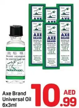 Day To Day Axe Brand Universal Oil offer