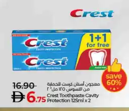 Lulu Hypermarket CREST Toothpaste offer