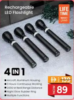 Nesto Rechargeable LED Flashlight offer