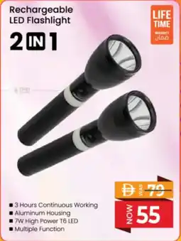 Nesto Rechargeable LED Flashlight 2-in-1 offer