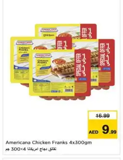 Nesto AMERICANA Chicken Franks offer