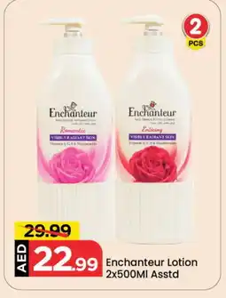 Mark & Save Enchanteur Body Lotion & Cream offer