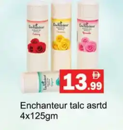 Gulf Hypermarket Enchanteur Talcum Powder offer