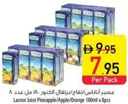 Safeer Market Lacnor Juice Pineapple / Apple / Orange offer