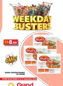 Grand Hyper Market SEARA Chicken Franks offer