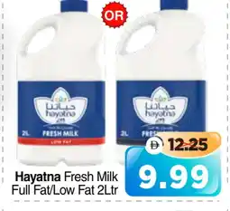 Al Madina Hypermarket HAYATNA Fresh Milk offer