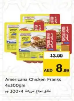 Nesto AMERICANA Chicken Franks offer