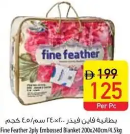 Safeer Market Fine Feather 2ply Embossed Blanket offer
