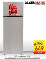 Safeer Market Olsenmark Double Door No Frost Silver Colour Refrigerator OMRF5014 offer