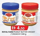 KM Trading Royal farm peanut butter creamy / crunchy offer
