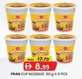 KM Trading Pran cup noodles offer
