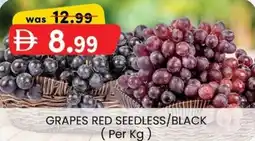 KM Trading Grapes red seedless/black offer