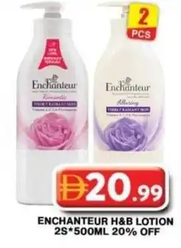 Grand Hyper Market Enchanteur h&b lotion offer