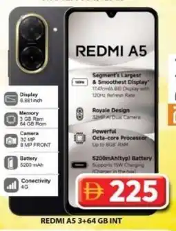 Grand Hyper Market Redmi A5 3+64 GB int offer