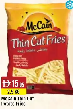 West Zone Supermarket McCain Thin Cut Potato Fries offer