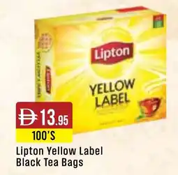West Zone Supermarket Lipton Yellow Label Black Tea Bags offer
