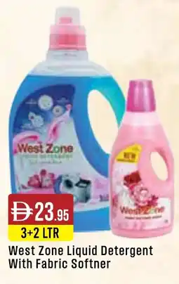 West Zone Supermarket West Zone Liquid Detergent With Fabric Softner offer