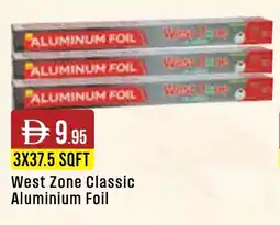 West Zone Supermarket West Zone Classic Aluminium Foil offer