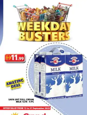 Grand Hyper Market SAFA Long Life / UHT Milk offer