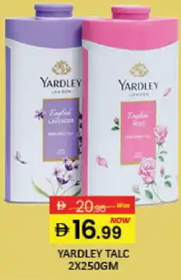 Mango Hypermarket LLC YARDLEY Talcum Powder offer