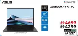 E City Asus Zenbook 14 AI + PC offer
