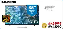 E City Samsung 4K QLED smart TV QA85Q60DAUXZN offer