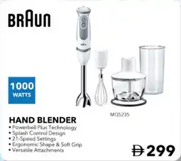 E City Braun hand blender MQ5235 offer
