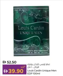 Lulu Hypermarket Louis Cardin Unique Men EDP offer