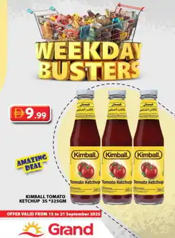 Grand Hyper Market KIMBALL Tomato Ketchup offer