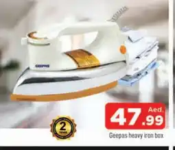 Al Madina GEEPAS Ironbox offer