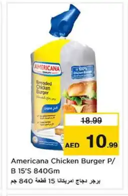 Nesto AMERICANA Chicken Burger offer