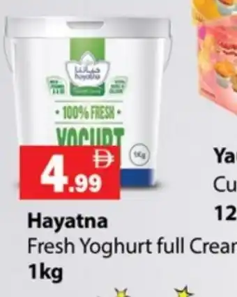 Zain Hypermarket HAYATNA Yoghurt offer