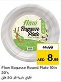 Nesto Flow Bagasse Round Plate offer