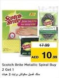 Nesto Scotch Brite Metallic Spiral Buy 2 Get 1 offer
