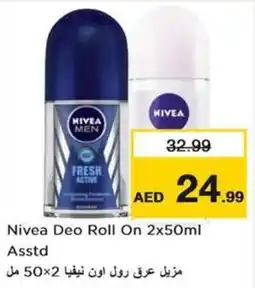 Nesto Nivea Deo Roll On offer