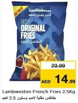Nesto Lambweston French Fries offer