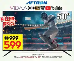 Nesto Aftron 4K VIDAA LED TV 50" AFLED50UHDT2VIDA offer