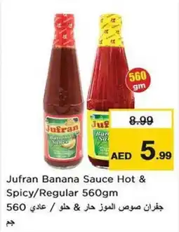 Nesto Jufran Banana Sauce Hot & Spicy/Regular offer